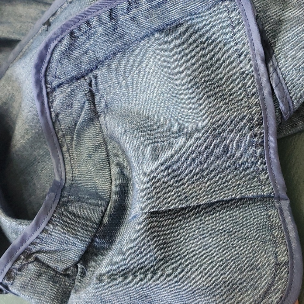 Charter Club Light Blue Denim Button-Down Shirt Jacket - Picture 11 of 14